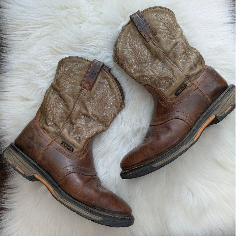 Ariat Workhog Waterproof Composite Toe Work Boots… - image 1